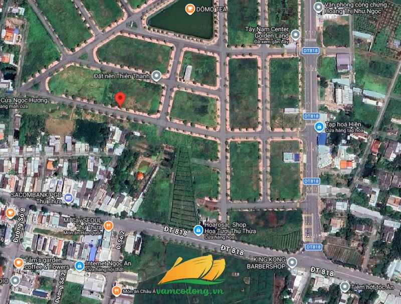 27.436.01 Nền 100m2 thổ cư đường số 3 Tây Nam Center